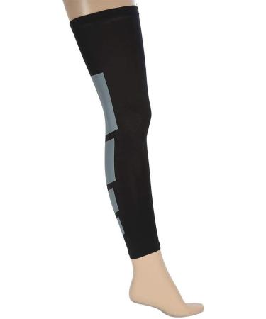 Zerone Compression Calf Sleeves - Unisex Elastic Anti-Slip Support Brace for Shin Splints, Leg Pain Relief, Running - Black - Buy Online on GoSupps.com