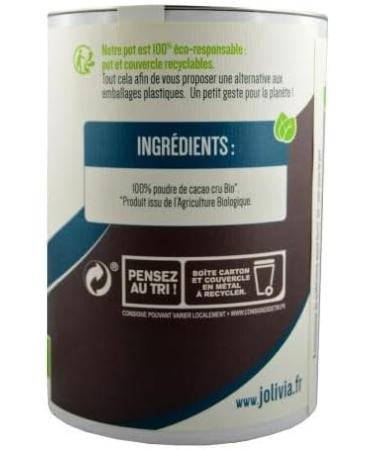 Organic Raw Cocoa Powder - 350g | Powder Size | Vegan | Made in France - Buy Online on GoSupps.com