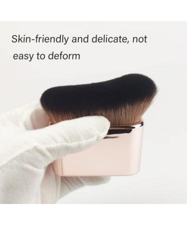 Siren Makeup Brush Pro Siren Brush Foundation Brush for Liquid Makeup Foundation Makeup Brush Body Lotion Brush Quick Makeup Tool Wave Shape Fit Skin Cream or Flawless Powder Cosmetics (rose gold) - Buy Online on GoSupps.com