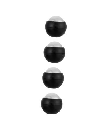Healeved 4 pieces of hand massage ball rolling ball massage muscle ball circulation promote fitness ball foot massager portable massage device Cold roller roller hooker Meridian massage globe ice hockey ABS