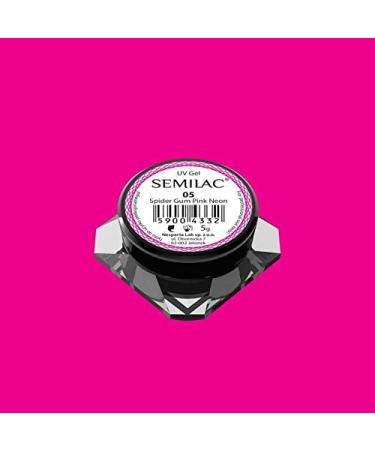 Semilac Spider Gum UV Gel 05 Pink Neon - Perfect for Manicure Styling & Decorating - International Shipping Available - Buy Online on GoSupps.com