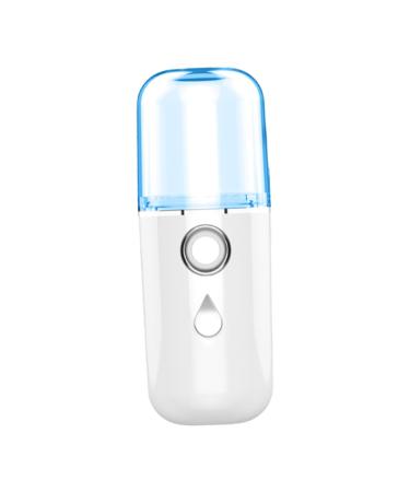 Beatifufu Nano Water Replenishing Instrument Portable Humidifiers Portable Face Steamer Hydrator White Plastic