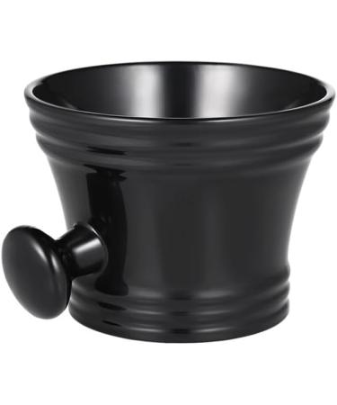 Plastic Shaving Soap Bowl with Handle - Foam Shaving Cream Bowl for Men | Barbershop Quality Soap Cup for Easy Razor Cleaning - Buy Online on GoSupps.com