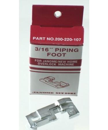Janome Serger Overlock 3/16 inch Piping Foot
