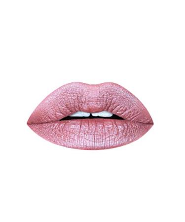 Aromi Dusty Pink Metallic Matte Liquid Lipstick | Shimmery Finish Vegan Cruelty-free Long-Lasting (Pixie Dust)