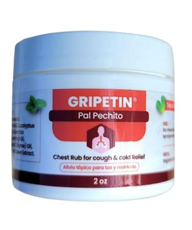 GRIPETIN Natural Vapor Balm - Pal pechito - Vapor ointment - Buy Online on GoSupps.com