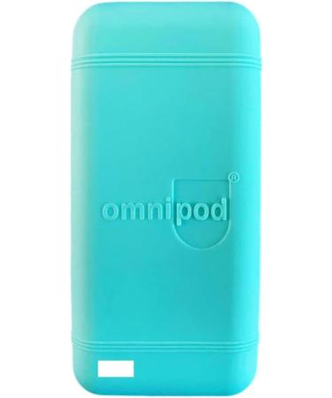 Omnipod 5 Gel Skin Case - Aqua Silicone Cover for Omnipod 5 Device - Buy Online on GoSupps.com