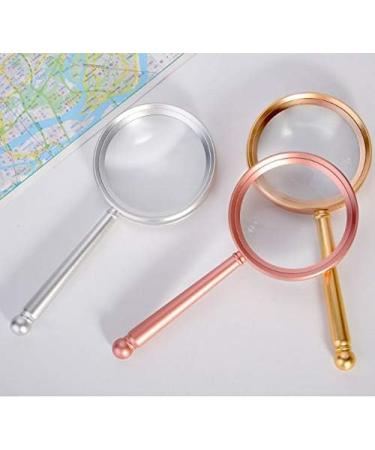 Magnifying Glasses for Hobbies Reading Magnifier 20 Times Magnifying Glass 1000 HD Old Man Reading Portable Handheld Magnifying Glass Home Reading Newspaper Mobile Phone High Magnification Metal Ma - Buy Online on GoSupps.com