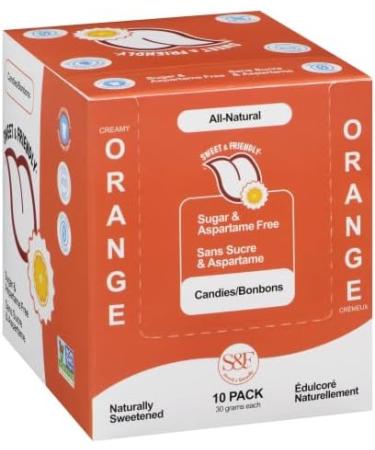 Sweet and Friendly Mints Pack of 10 - KETO AND VEGAN/GLUTEN FREE/DIABETIC FRIENDLY/SUGAR FREE/TOOTH FRIENDLY (5 Creamy Orange) Creamy Orange 10 - Buy Online on GoSupps.com