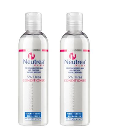 Set of 2: Elkaderm Neutrea Urea Sensitive Conditioner 250 ml suitable for allergy sufferers