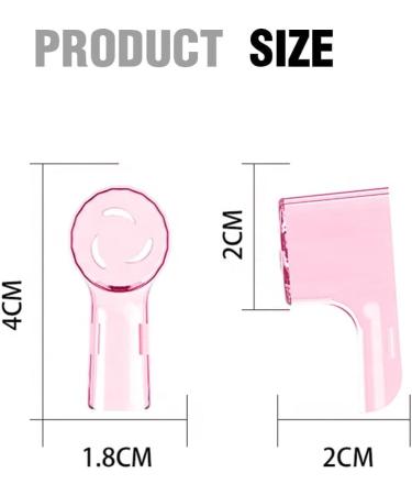 Ustnir Transparent Electrical Toothbrush Head Covers | Dustproof & Portable Travel Covers | Colorful Plastic Hygiene Solutions - Buy Online on GoSupps.com