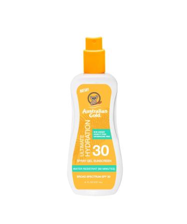 Australian Gold SPF 30 Plus High Protection Water Resistant Spray Gel 237ml - Buy Online on GoSupps.com