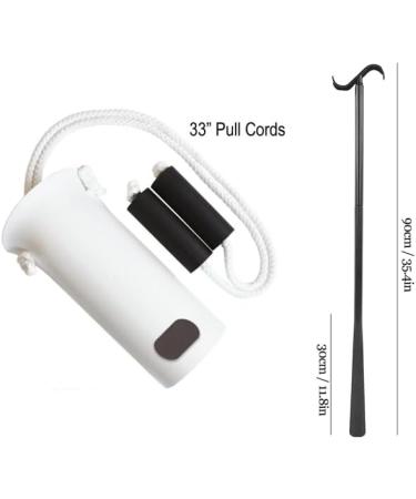 35" Long Dressing Stick with Sock Aid Kit Adjustable Extended Dressing Aids for Shoes Socks Shirts and Pants - Buy Online on GoSupps.com