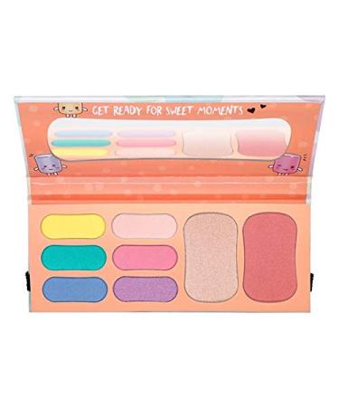 essence Essence Marshmallow Eye & Face Palette - aww my cutties - Contents: 0.5 oz Blush Highlighter & 6 Colours Eyeshadow
