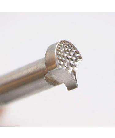 Singring Dragon Scale Stamp - Textured Grip Leather Stamping Tool | 304 Stainless Steel Carving Tool for Leathercraft - Buy Online on GoSupps.com