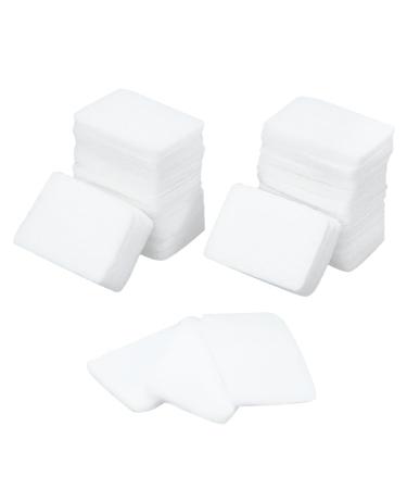 Pandahall 100 pieces of unparfored pads 1.1 x 0.8 Unpassed aromapads white diffuser pad for essential oils rectangular aroma oil replenishment pads for essential oils humidifier medallion