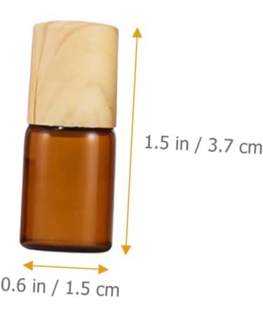 20 Pcs FRCOLOR Glass Roller Bottles for Essential Oils | Empty Portable Perfume Sample Bottles - Perfect for Travel & DIY Blends - Buy Online on GoSupps.com