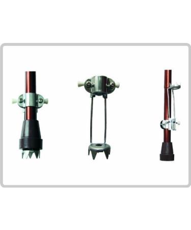 Ice grip Ice claws for walking stick snow spikes none-slip crutch grip universal 5 spikes foldable