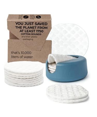 New Lastround Reusable Cotton Pads | Eco-Friendly Washable Sardmasal Pads in Blue | Made in Denmark - Buy Online on GoSupps.com