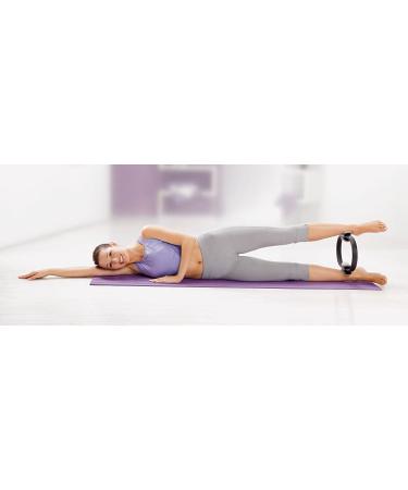 Orbisana Versatile Pilates Ring - 38.3 cm for Full Body Training | Ideal for Enthusiasts Beginners & Professionals | Black Foam-Padded | International Shipping - Buy Online on GoSupps.com