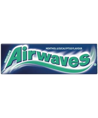 Wrigley's Airwaves Sugarfree Gum - Menthol & Eucalyptus (46 per Pack) - Pack of 2