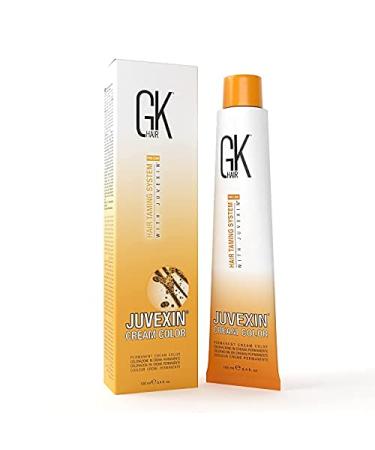 GK HAIR Global Keratin Hair Color Cream - 6.11 Dark Ash Blonde (3.4 Fl Oz) | Nourishing Long-Lasting Permanent Hair Dye for Professional Styling - Buy Online on GoSupps.com