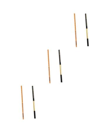 FOMIYES 6 Pcs Eyebrow Pencil Brow Pencil Dark Brown Eye Brow Pencils for Women Makeup Pens Portable Line 1 count (Pack of 1) As Shownx3pcs
