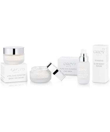 GREY Berlin GRAY Berlin Pure Skin Seaweed Facial Mask moisturizing antiaging facial mask with Icelandic algae and green clay for impure skin vegan natural cosmetics made in Germany - Buy Online on GoSupps.com