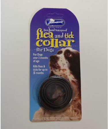 Waterproof Dog and Puppy Flea Collar STANDARD SIZE - Johnsons (TP)(JDFC)