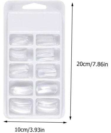 FOMIYES 3 Sets Nail Extension Manicure Nail Art Clear Nail Extension Form Nail Extension Builder Nails Extension Tool Nail Kit Gel Nail Art Supplies Uv Plastic Nail Brush White - Buy Online on GoSupps.com