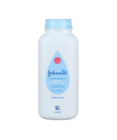 Johnson's Baby Aloe & Vitamin E Baby Powder - 4 oz (Pack of 3) | Soothing & Nourishing Formula - Buy Online on GoSupps.com