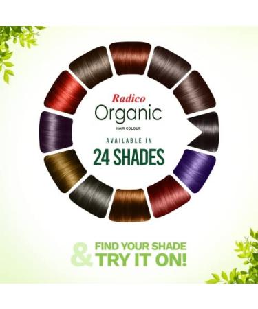 Radico Colour Me Organic Dark Brown - Natural Hair Dye for International Shipping - Buy Online on GoSupps.com
