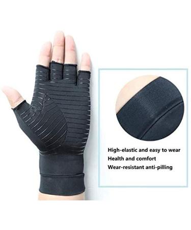 XJXJ Gaming Gloves with Silicone Grip | Anti-Slip & Anti-Sweat Design | Breathable & Comfortable Fit | Copper Compression Therapy Gloves for Arthritis Relief (Size: M) - Buy Online on GoSupps.com
