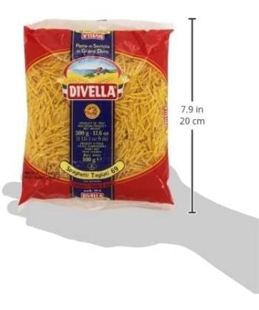  Italian Gourmet E.R. Divella Pack of 24 Spaghetti Tagliati No. 69 Durum Wheat Semolina Pasta 500g + Italian Gourmet Polpa di Pomodoro 400g - Buy Online on GoSupps.com
