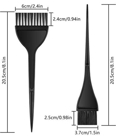 2-Piece Hair Coloring Brush and Dye Tool Set for DIY and Salon Hair Coloring - Buy Online on GoSupps.com