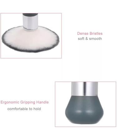 Large powder brush hairdressing brush makeup professional foundation make-up brush powder brush eye shadow blush make-up brush soft brush for broken hair for hairdresser cosmetics Black - Buy Online on GoSupps.com