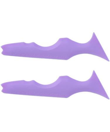Beavorty Eyelash Tool 2pcs Silicone Beauty Ruler Molde De para Resina Mascara Drawing Makeup Guide Template