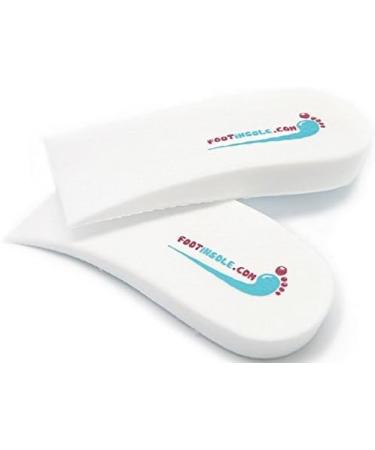 Footinsole Height Increase Shoes Insoles Lift Kit - 0.8 Heels Inserts - 2 Pairs (White) - Men and Women - Buy Online on GoSupps.com