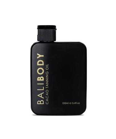 BALI BODY Cacao Tanning Oil (NO SPF, SPF6 & SPF15) | A natural, hydrating tanning oil is enriched with organic cacao to give your skin a bronzed glow while you work on achieving a deep natural sun tan | 100ml/3.4fl oz | 100% Australian Made & Vegan