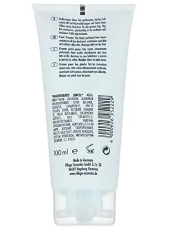 Buy Village 9522-02 Foot Cream 100ml Tube with Vitamin E - Hydrating & Soothing Foot Care for Healthy Skin - Buy Online on GoSupps.com