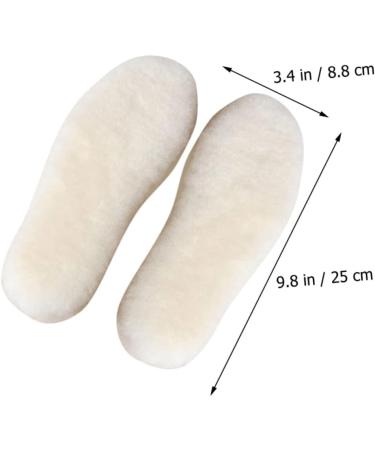 FOMIYES 4 Pairs Wool Insoles - Warm Comfort for Shoes & Boots | Fleece Shoe Inserts for Winter - Buy Online on GoSupps.com