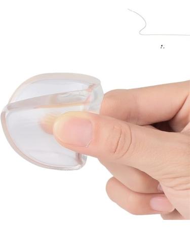 Heal Pain with Premium Gel Heel Cups | Self-Adhesive Orthotic Inserts for Heel Spurs - Medium Clear - Buy Online on GoSupps.com
