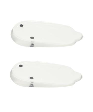 FRCOLOR 5 Pairs Insole Silicone Shoe Sole Silicone Heel Cups Plantar Silicone Pads for Heels Silicone Heel Inserts Silicone Heel Protector Double Magnet Sports Shoes Heel Pad