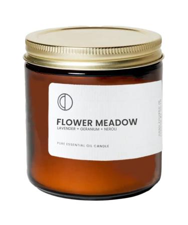 Oct Flower Meadow Lavender + Geranie + Neroli |Fragrance candle made with essential oils and soy wax.400 ml lavender + geranium + neroli 400ml