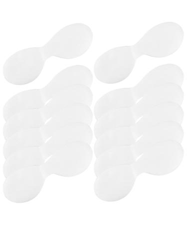 Operitacx Feuilles de Masque Yeux Non Tiss es 100 Pi ces Papier Contour des Yeux Ultra-fin en Coton Film Hydratant pour Soin Oculaire Fait Maison Masque Spa Visage Polyvalent