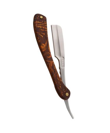 Doitool Practical hairdresser holder razor from stainless steel razor razor accessories house supply old -fashioned bracket eyebrows trimmer man stainless steel