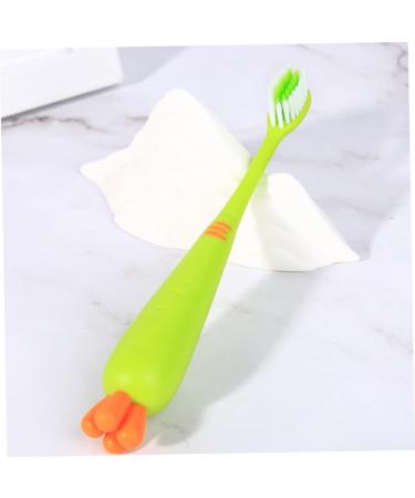 Healeeved 12 STK Cartoon Carrot Toothbrush - Kids Manual Travel Toothbrushes for Daily Use - Buy Online on GoSupps.com