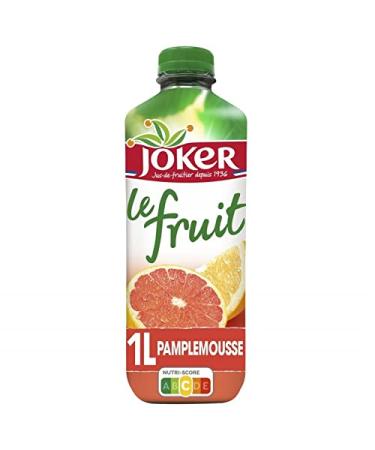 JOKER - Le Fruit Grapefruit Juice Pet 1L - Pack of 4