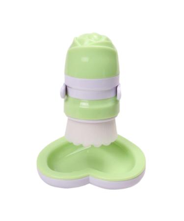 MAGICLULU 1pc Face Brush Cleansing Facial Brush Facial Exfoliating Brush Face Cleaning Brush Cosmetic Brush Facial Cleanser Home Facial Brush Household Miss Detergent Fiber Wool 11x8cm Green