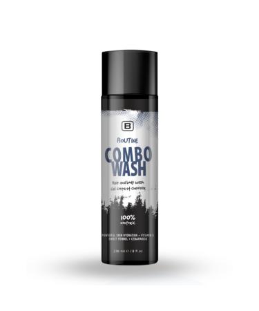 Routine Combo Wash - EWG VERIFIED - Organic - | Cruelty Free | Vegan. 2-in 1 Shampoo and Body Wash